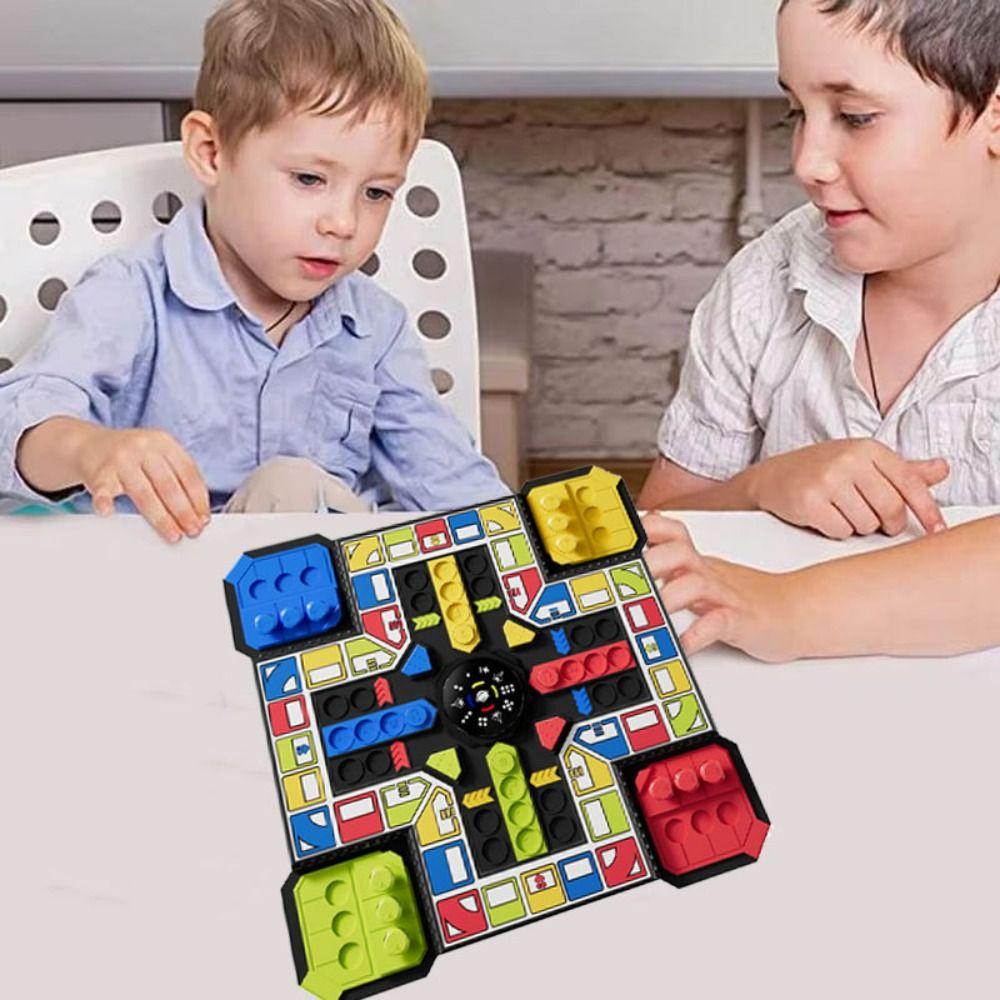 Educational Flying Chess Board Game Plastics Table Games Chess Toys  Parent-child Interaction