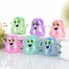 Stress Relief Gadget 1/5Pcs Mini Halloween Ghost Squeeze Toy Glitter Fidget Kneading Toys Ball Sensory Party Favors for Kids Adults Portable Anxiety
