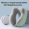 Memory Cotton U-shaped Pillow Travel Neck Pillow Airplane Sleeping Pillow Neck Pillow Cervical Spine Neck Pillow Portable U-shaped Pillow