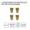 Set mit 4 Korkstopfen Fackelmann Zero Range ref. 687074