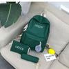 3Pcs Children Primary School Backpack Set Pencil Case Portable Men Women Travel Bags Large Capacity Kids School Bags