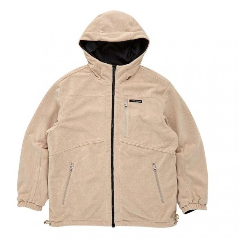 New Balance Parka con Capucha Reversible de Forro Polar Uni