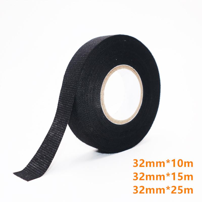 Car Wiring Harness Tape Wear Proof Flame Retardant 10M/15M/25M for Auto Cable Loom Insulation Wrapping Engine Wiring Protection