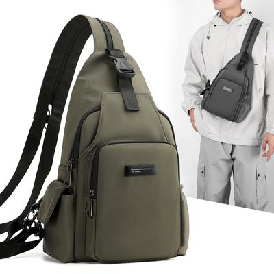 Borsa da Uomo Multifunzionale Borsa da Petto Borsa a Tracolla da Viaggio Zaino
