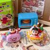 Crayon Shin-Chan Delicious Food Toys Building Blocks Blind Box Cute Assembling Toys Ornaments Children'S Educational Gifts