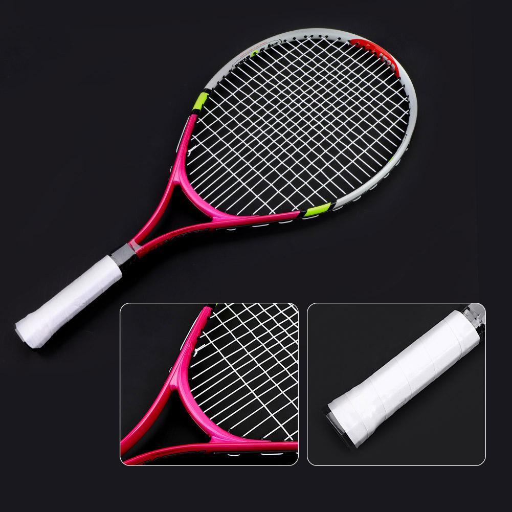 String Single Tennis Racket Racquet for Kids Training Practice( Red )