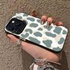 Blue and white milk block phone case suitable for iPhone 17 16 15 14 13 12 11 Pro/Max/Plus anti drop and shockproof back cover