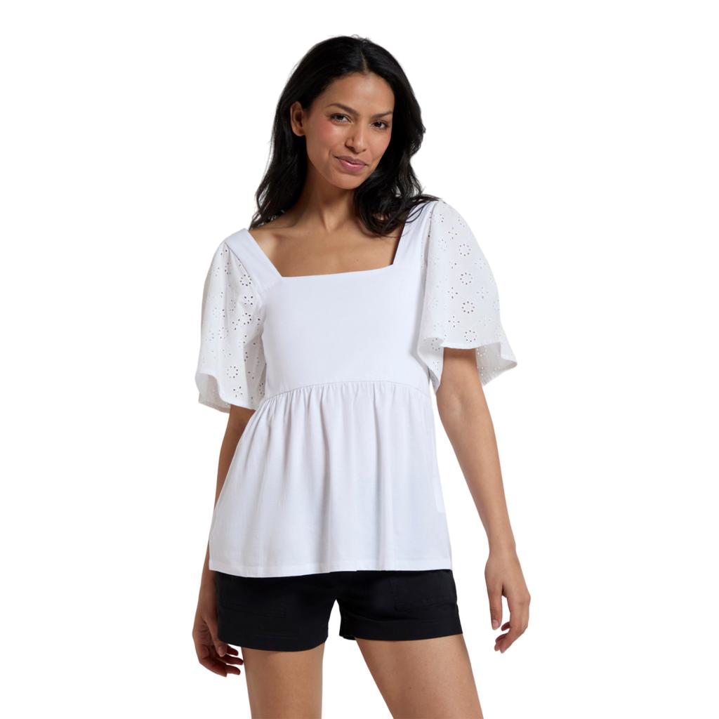 Mountain Warehouse Verona-Top mit bestickten Ärmeln für Damen/Damen