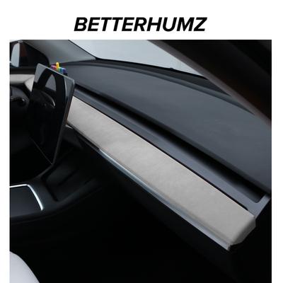 Betterhumz For Tesla Model 3 Model Y - Car Dashboard Cover Decorative Wrap Cap Protector Pad Innner Accessories