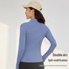 Women's Half-Zip Long Sleeve Yoga & Fitness Top