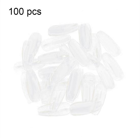 100 Stück gefälschte Spitzen, vollständige Abdeckung, Ballerina-Acryl-Nagelverlängerungen, Maniküre-Werkzeuge