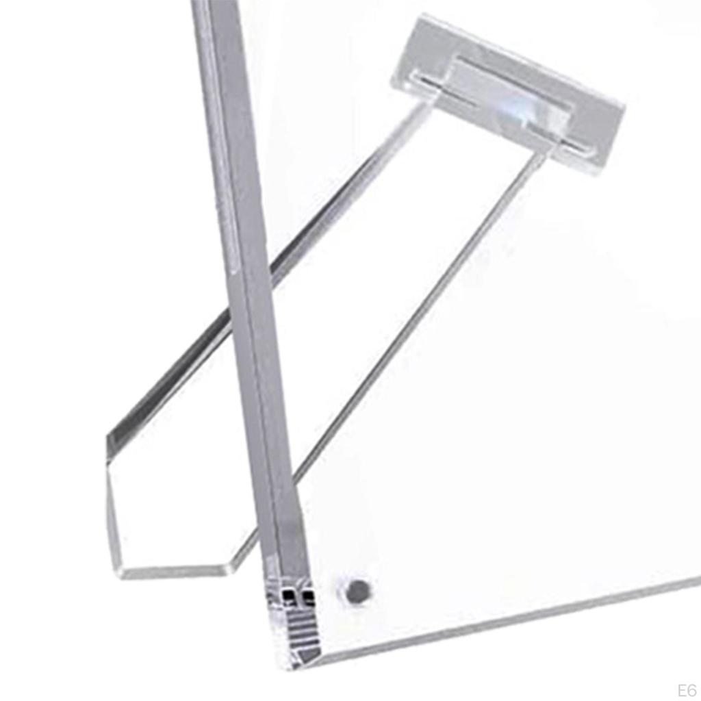 2x Acrylic Photo Picture Frame Artwork Modern Tabletop Display Holder
