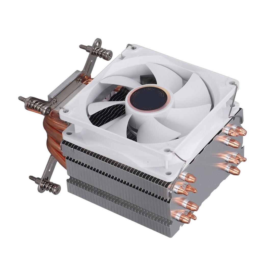 CPU Cooling Fan 3.54in 6 Heat Pipes 3pin 12VDC 2000RPM Hydraulic Bearing CPU Air Cooler with
