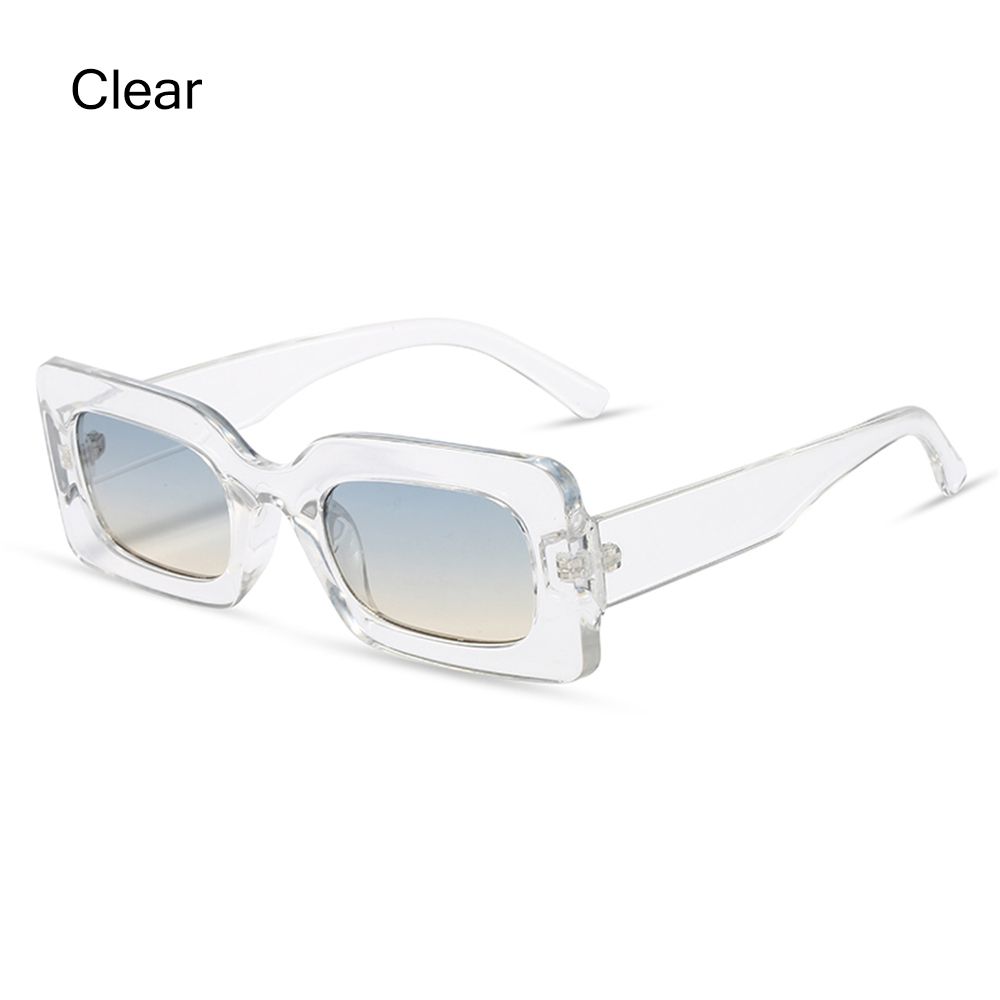 Women'S Sunglasses  Fashion Vintage Rectangle Purple Pink Square Sun Glasses Girls Colorful Sun Glasses Ladies Uv400 Eyewear