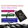 Engine Coils Tester T100, Comprehensive Car Ignition Systems Diagnostic Device Battery Voltage Checking for Professional