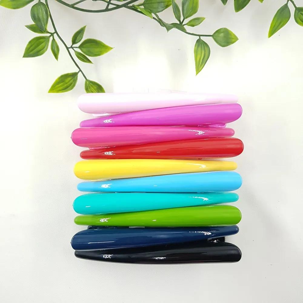 Basic Glossy Hairpins, Hair Clips, Claw Clips, Salon Clips, 10 Pieces Set