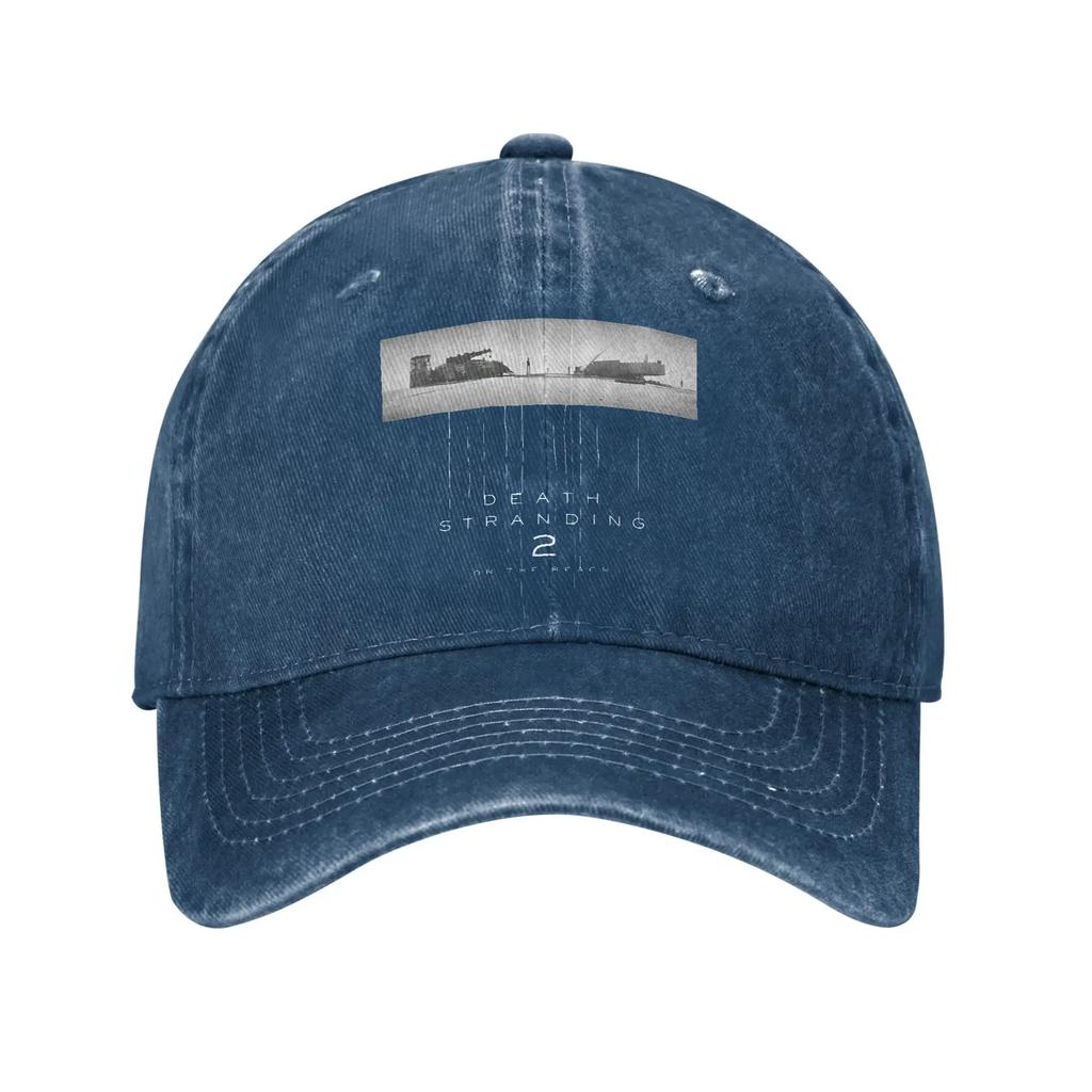 Casual Death Stranding 2 On The Beach Baseball Caps Unisex Women Distressed Denim Snapback Hat Video Game Outdoor Adjustable Hat