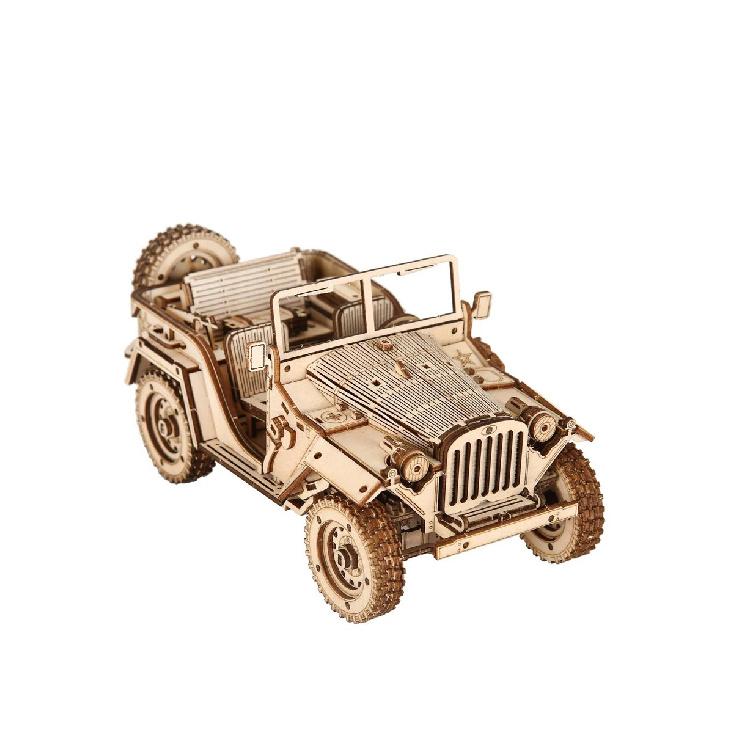 3D Puzzle Diy Wooden Toy Car Assembly Model For Adult Birthday Halloween Christmas Gifts белый