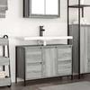 VidaXL Vanity Unit with Drawers Sonoma Grey 90x34.5x60cm, Bathroom Vanity Unit, Bathroom Under-Sink Cabinet 861890