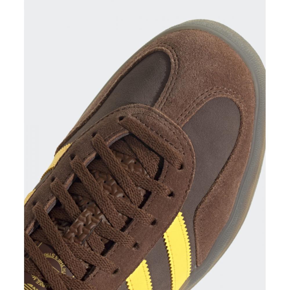 Adidas Gazel Indoor   Brown Yellow Ji2588