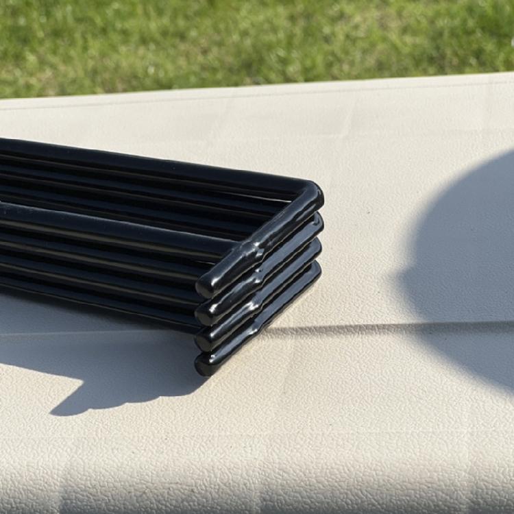 Outdoor Camping Foldable Metal Stand Cold Storage Box Suspended Brackets Trash Bag Brackets Suitcases Rack Easy to Carry