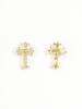 Halloween 10pcs/Pack Gold Silver Cross Designed Nail Art Accessories For Nail Art Creations