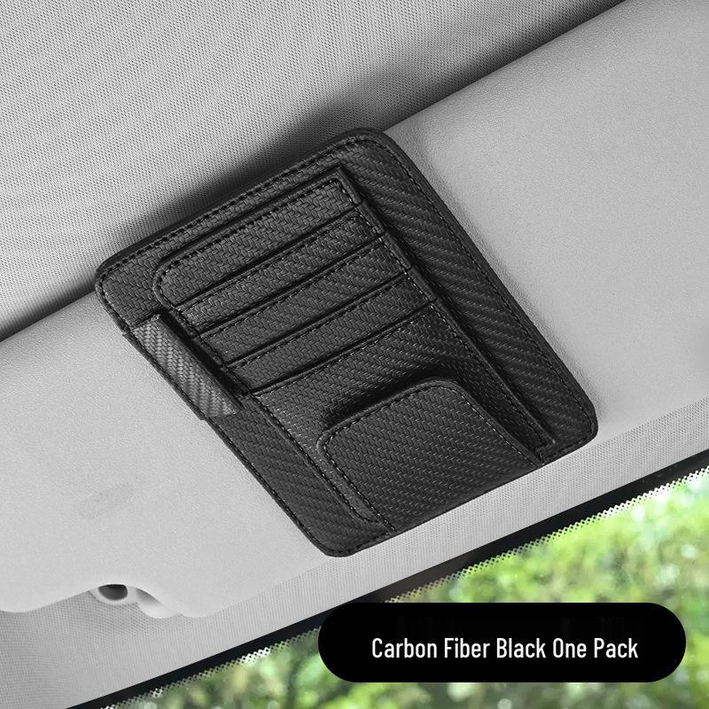 Car Sun Visor Multifunctional Document and Glasses Clip Holder