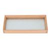 Bathtub Tray Beech Wood Delicate Look Pressure Resistant Versatile Tub Tray for Wine Coffee Tea