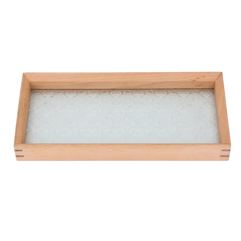 Bathtub Tray Beech Wood Delicate Look Pressure Resistant Versatile Tub Tray for Wine Coffee Tea