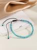 4mm Mini Energy Gemstone Bracelets Natural Stone Beaded Strand Light blue turquoise  Bracelet