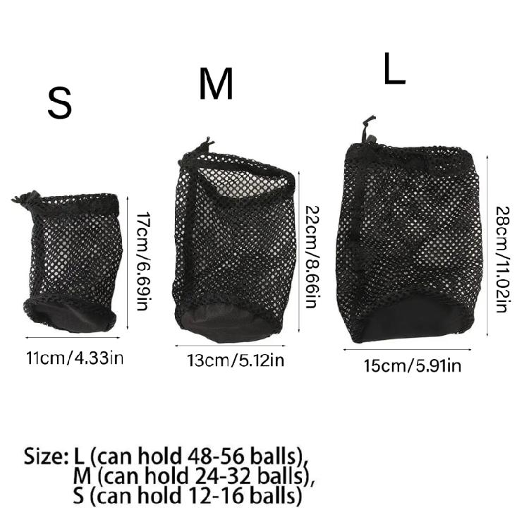 Functional Nylon Golf Ball Gym Travel Storage Bag