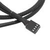 4PIN Black Mainboard Fan Cable Y Splitter PWM Fan Cable Line Computer PC Fan Power Extension Cable Adapter Cable