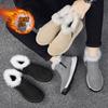 Winter All-match Snow Boots for Men Plus Velvet Warm Cotton Shoes Comfortable Cold-proof Outdoor Sports Ankle Boots with Zipper