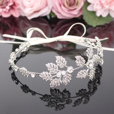 Women's Tiara Hairband Self-Wedding Bridal Cubic Headband
