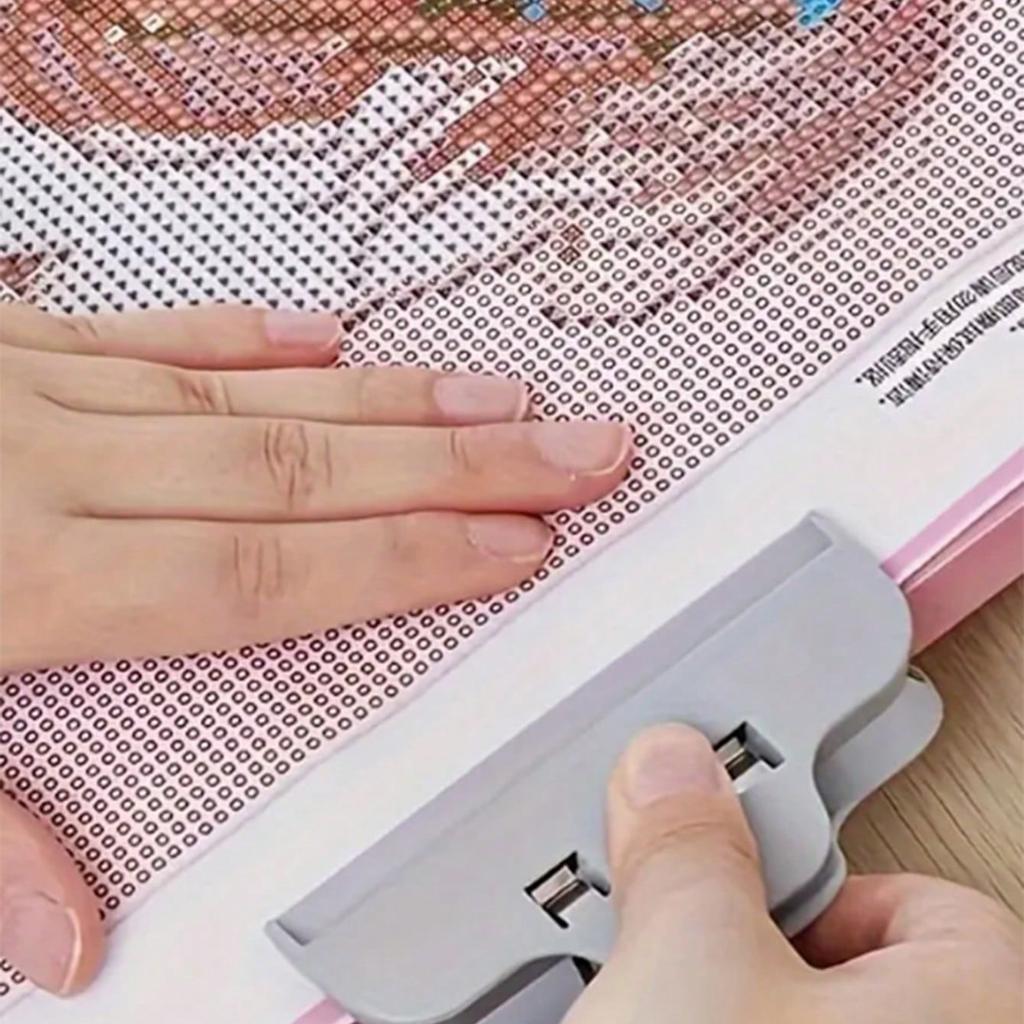 2 piese DIY clemă pentru scule 5D accesorii pentru pictura cu diamant, clemă din plastic pentru pictura cu diamant, potrivită pentru pictura cu diamant, mozaic, cusătură în cruce