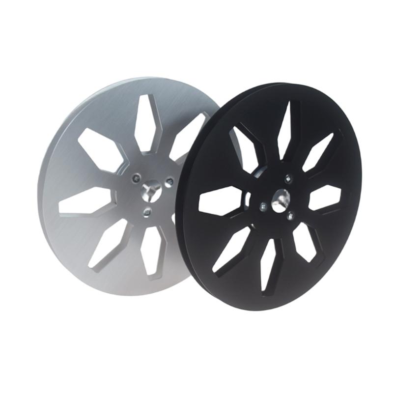 1/4 7 Inch Empty Tape Reel Aluminum Alloy 8 Hole Universal Opening Machine Part Sound Tape Empty Reel 1/4 7 Inch