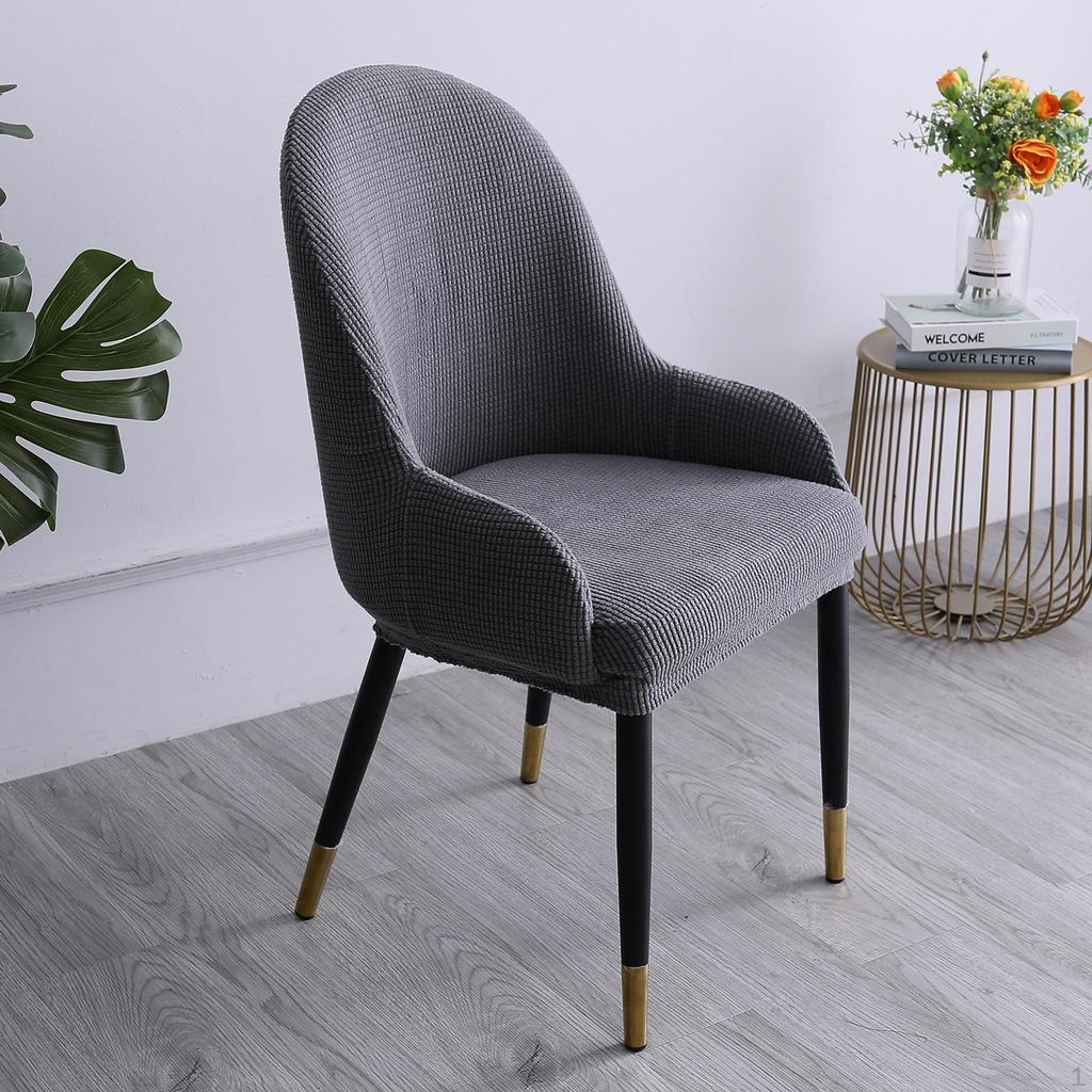 Buy 1pc Wing Back Dining Chair Cover Reusable Protector Seat Covers for