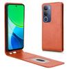For Vivo Y19s 4G/Y29 5G Case with Card Slot Magnetic Vertical Flip Leather Phone Cover
