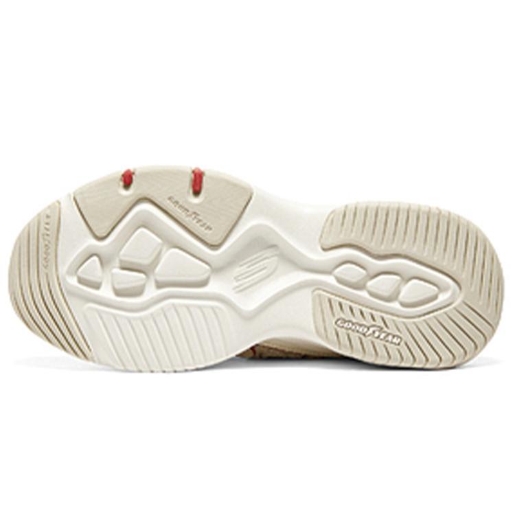 (WMNS) Skechers D'Lites 'White Red' Women's 896069-WRD