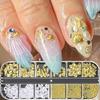 3D Ocean Style Nail Art Accessories: Seahorse, Octopus, and Seashell Metal Rivets for Nail and Phone Case Decoration
