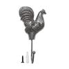 Decorative Iron Chicken Hook For Wall With Functional Storage Space Unique Animal Theme Entryway Hanger for Coat Key