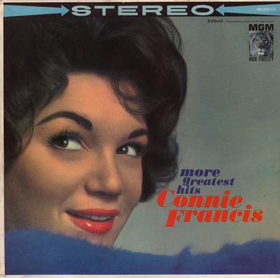 LP Record CONNIE FRANCIS - More Greatest Hits SE3942 MGM 1961 US Pop Used