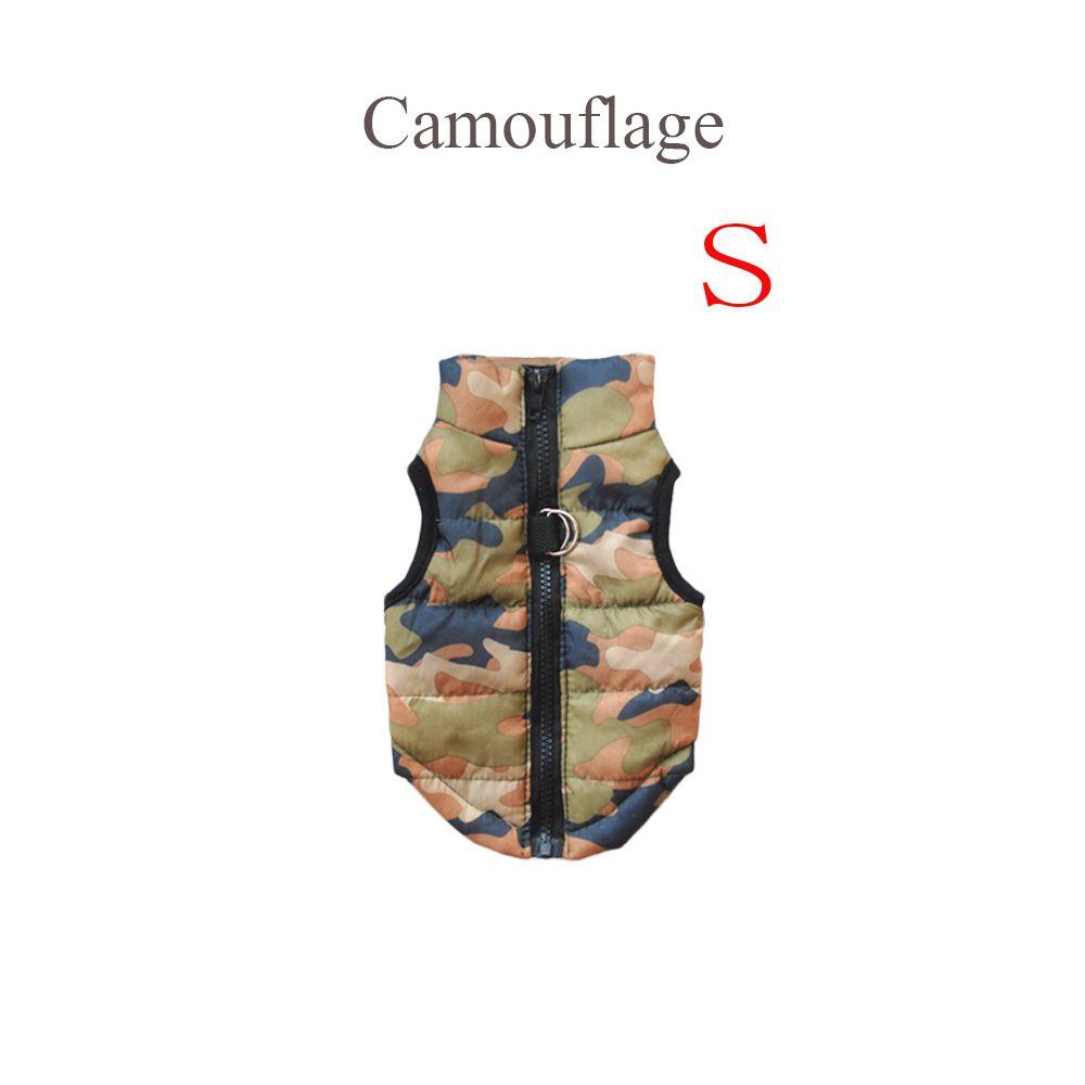 Fashion Outdoor Indoor Apparel Suit Thickened Clothes Dog Vest Pet Warm Coat Puppy Wadded Jacket