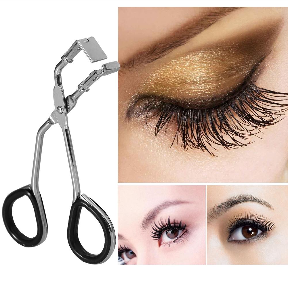 1Pc Fashionable Stainless Steel Eyelash Curler Lashes Curling Clip Cosmetic Makeup Tool