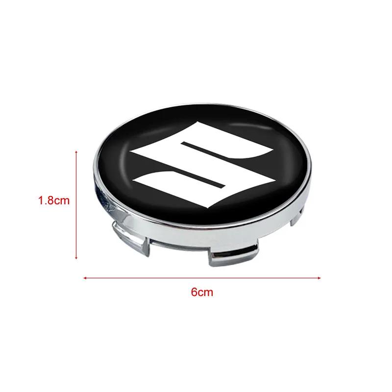 4 Stück 56/60MM Auto Radnabenabdeckungen Schutzkappe Abzeichen Autozubehör Für Suzuki DZire IGNIS Alto Spacia Jimmy VITARA SX4 GW250