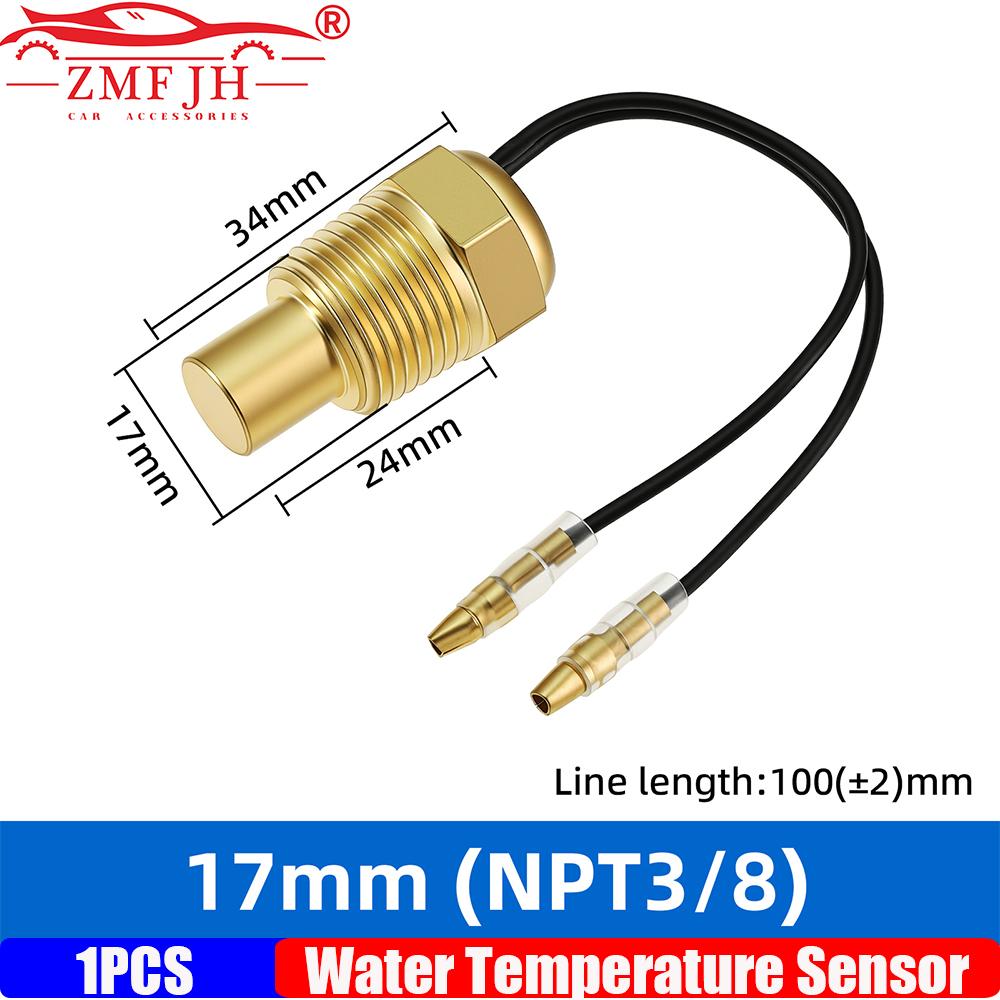 ZMFJH Water Temperature Sensor 1/8NPT 3/8NPT 1/2NPT M14X1.5 M12X1.5 Car Meter Temp Sensor 10MM 12MM 14MM 17MM 21MM Auto Sensor