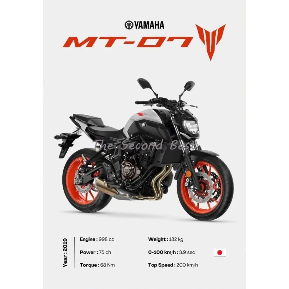 Vintage Japansk Motorcykel Metallplåtskylt Vardagsrum Väggdekor Modern Hemaccent