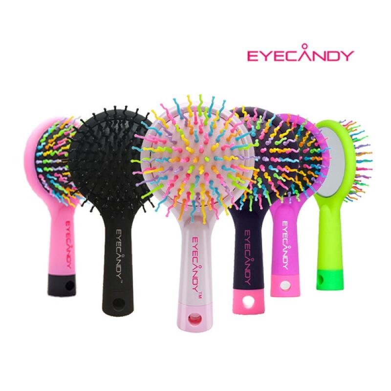Rainbow Hairbrush Set (Medium + Medium) Volume S Medium Violet, Volume S Medium Chic Black