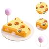 Cat Toy Cheese Box Bell Ball Entertainment Interactive Cats for Playing