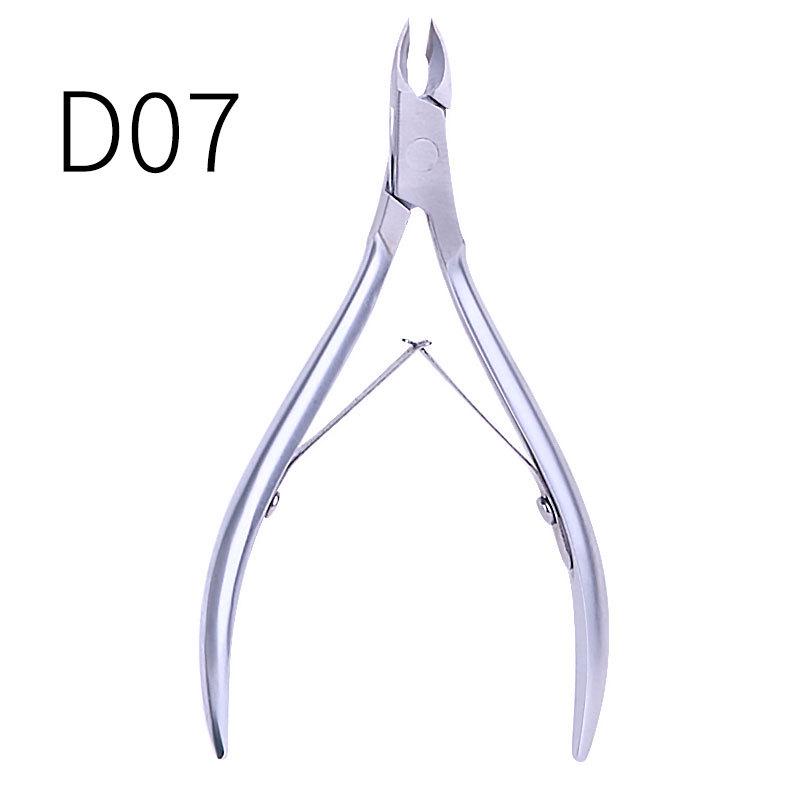 Stainless Steel Professional Cuticle Nippers for Manicure - Portable Nail Clippers and Forceps Tool for Hangnails